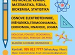 Instrukcije: Matematika, Fizika, Kemija, Elektrotehnika, Statistika...