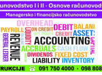 Instrukcije iz računovodstva I i II, osnova RN i managerskog računov.