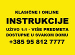 Instrukcije: Matematika, Statistika, Ekonomija, Financije,Vjerojatnost