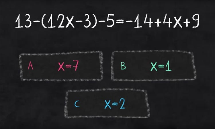 Linearne jednadžbe s jednom nepoznanicom - 6. razred, matematika