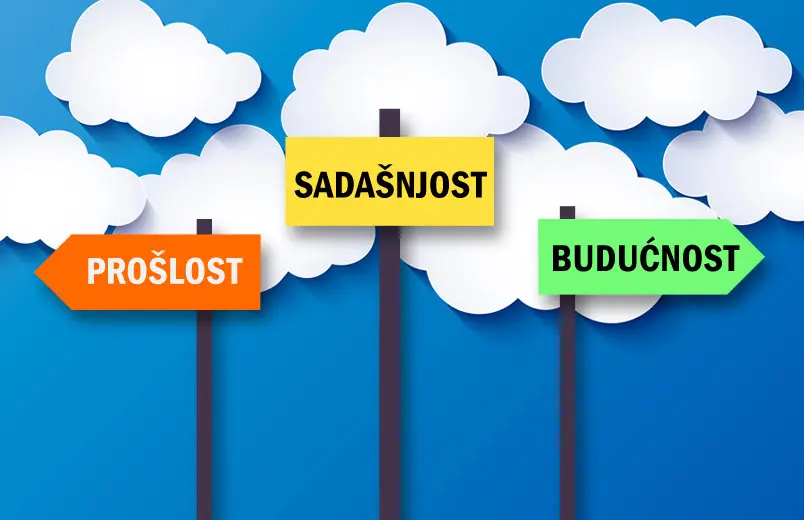 Sadašnjost, prošlost, budućnost + vježbe za ispis priroda, 3. razred