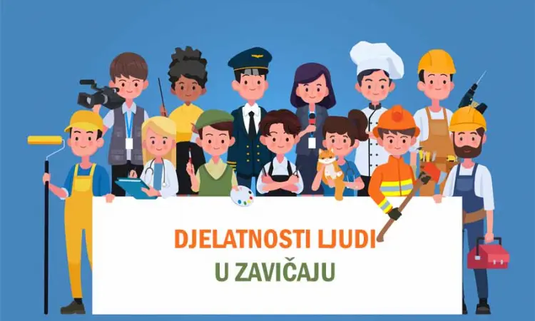 Djelatnosti ljudi u zavičaju - priroda, 3. razred, + vježba za ispis