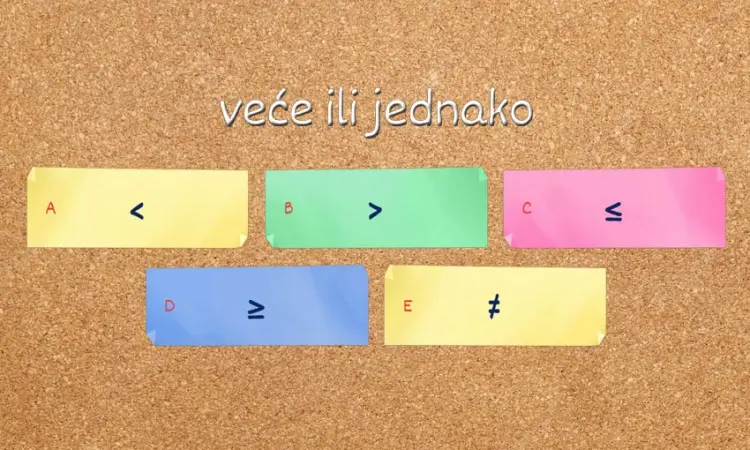 Uspoređivanje  prirodnih brojeva - matematika, 5. razred, + vježba u pdf formatu za ispis