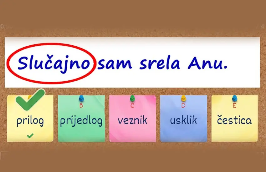 Nepromjenjive riječi (sve vrste) hrvatski jezik, 5. razred
