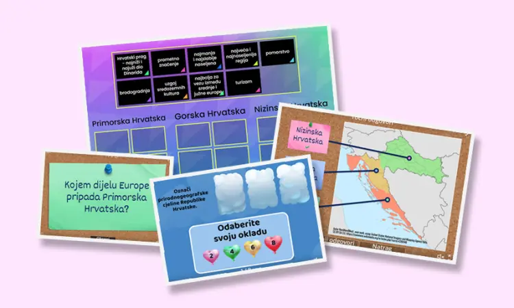 Republika Hrvatska - prirodnogeografske cjeline, geografski položaj, važni datumi- geografija, 5. razred