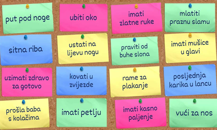 Frazemi - 8. razred, hrvatski jezik