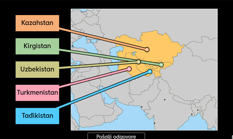 Središnja Azija - 8. razred, geografija